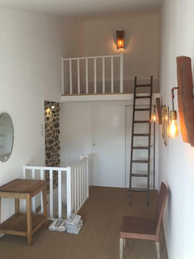 La Maison Blanche Aux Volets BluesLaroque-des-Albères エクステリア 写真